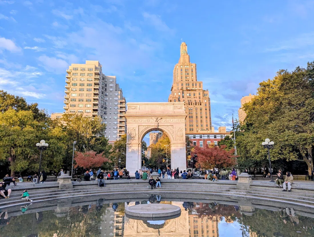 Washington Square Park og Washington Square Arch, New York