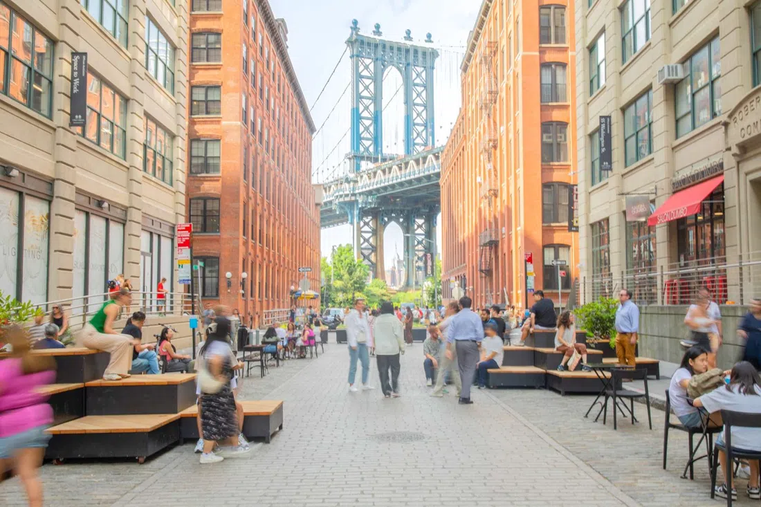 Washington Street Manhattan Bridge View (DUMBO), New York