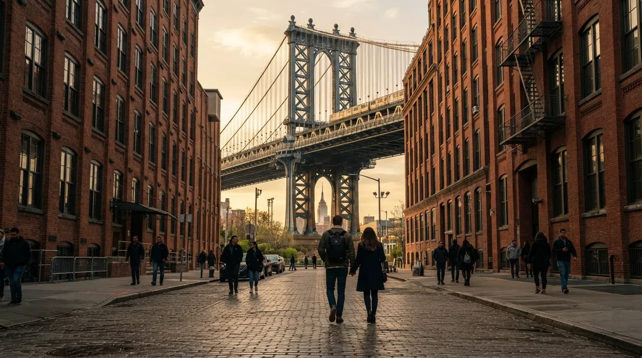 DUMBO, New York: Broer, lagre og byens bedste udsigt